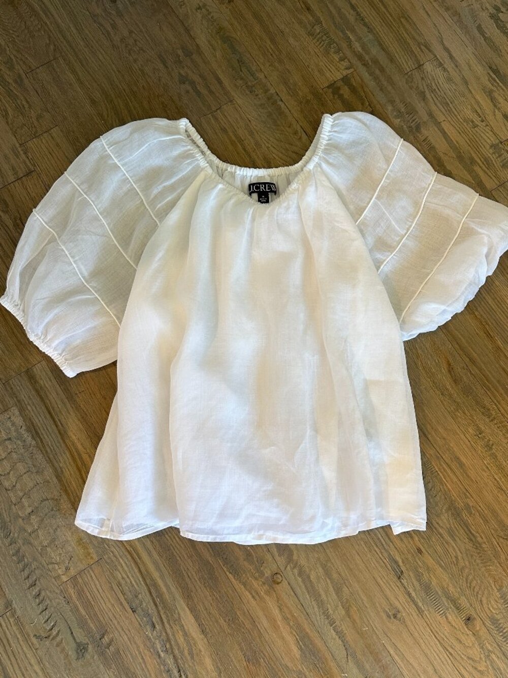 J. Crew White Blouse Size M